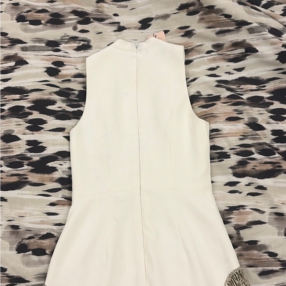 House of CB White Dress with Fringe Accents - Picture 8 of 8